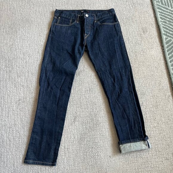 3x1 NYC Men’s M5 Slim Selvedge Raw Denim Jeans Sz 33x28 Made In USA M5SL20070 #2 - Picture 2 of 16
